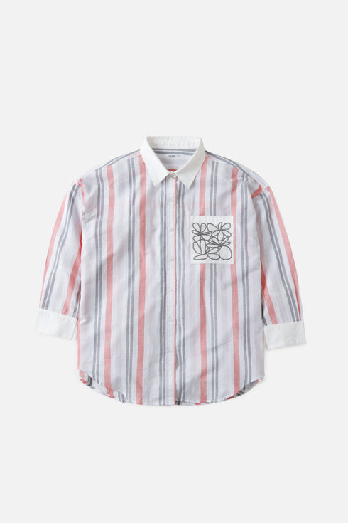 Oversized Striped Shirt